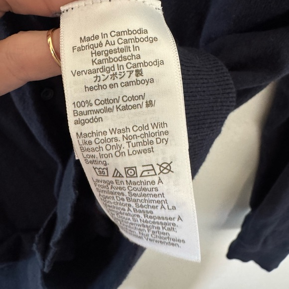 J. Crew Navy Classic Cardigan - Picture 8 of 8